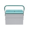 Metalplus Compact Steel Toolbox: 10 in. x 8.5 in. x