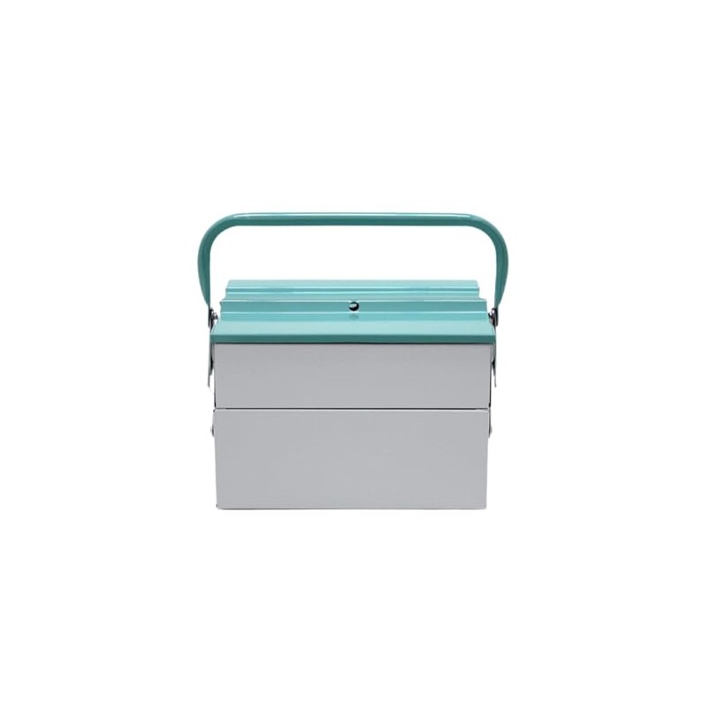 Metalplus Compact Steel Toolbox: 10 in. x 8.5 in. x