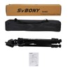 SVBONY SA402 Tripod, Fluid Head Aluminum Travel Tripod with 1/4