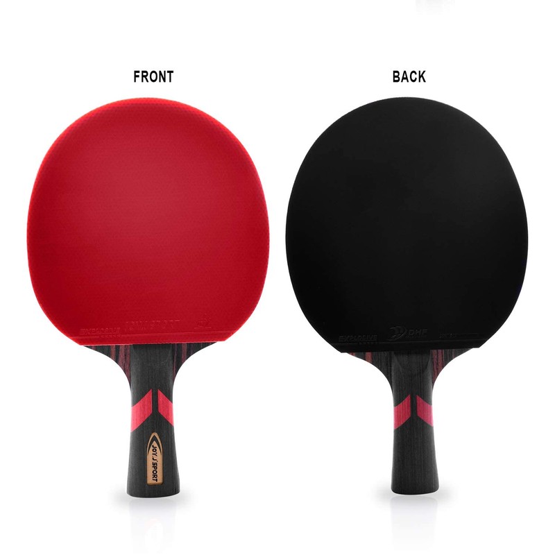 JOYJ Professional Table Tennis Paddle with Case, ITTF Approved Ping