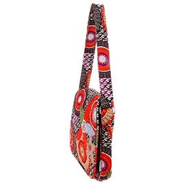 Belvah Quilted Floral Paisley Messenger Crossbody Bag (J3)