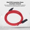 2pcs 12AWG 4mm² Solar Panel Extension Cable Black Red Solar