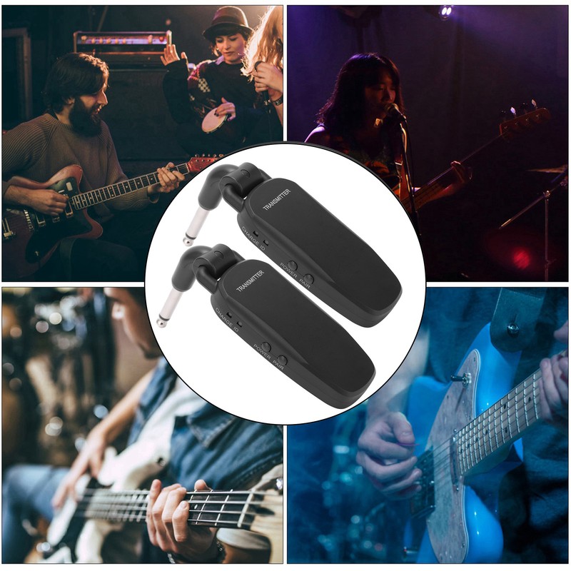 Guitar Wireless Transmitter Receiver Digital Audio System Accessory for Bass