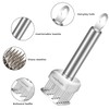LANGMINGDE 316 Stainless Steel Meat Tenderizer Tool, 24 Sharp Needles