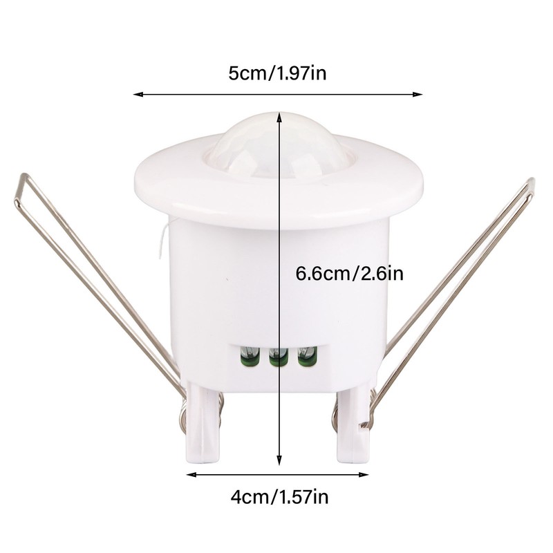 Mini Adjustable 360° Ceiling PIR Infrared Body Motion Sensor Detector