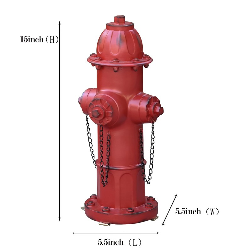 XINDMAO Fake Fire Hydrant for Dogs to Peed on,15.5inch Large
