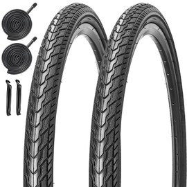 26x1.75 Bike Tires (47-559) 26 Inch Bike Tires or with 26" Bike Tubes 32mm Schrader Valve Suitable for 26 x 1.5 26 x 1.75 26 x 1.95 Bicycle Tires and Tubes for City Road Bicycles (2 Tires 2 Tubes)