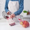 IKEA ISTAD resealable bag, patterned red/pink