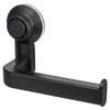 Suction Cup Toilet Paper Holder Wall Mount Matte Black Abs