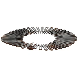 Caravan Full Circle Spring Head Band Comb In Classic Tortoise Shell With Deep Teeth And Closure