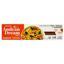 Andean Dream Organic Turmeric Spaghetti Pasta (12 Pack)