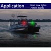 Amzonly 4Pack LED Navigation Lights Kit for Boat Kayak, Stern