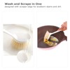Facjoleco Dish Brush with Handle, Pot Brush, 2 Pack Kitchen