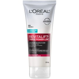 L'Oreal Paris L'Oreal Paris Face Wash Cleansing Gel With 3.5% Pure Glycolic Acid | Revitalift Triple Power Lzr, 200 milliliters