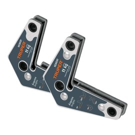 Truper ESM-32, 2 Escuadras magnéticas esquineras 3" capacidad de carga 11 kg