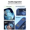 TOPK USB Desk Fan 2Pack Mini Personal Fan Portable, Strong