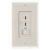 Maxxima Dimmer Electrical Light Switch - Featuring Blue Indicator Light,