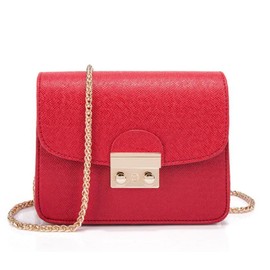 Blue Refrain Women's Shoulder Bag, Pochette, Wedding, After-party, Party Bag, red