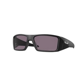 Oakley OO9231 Sunglasses Bundle: OO 9231 HELIOSTAT 923137 Clear/Prizm 24k Polarized Policarbonate Polarized and Large Black leash Accessory kit