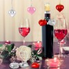 72Pcs Valentines Heart Shaped Ornaments- Valentines Heart Decorations