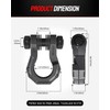 DAYDOOR 3/4" D Ring Shackles, Heavy Duty D Ring Shackles