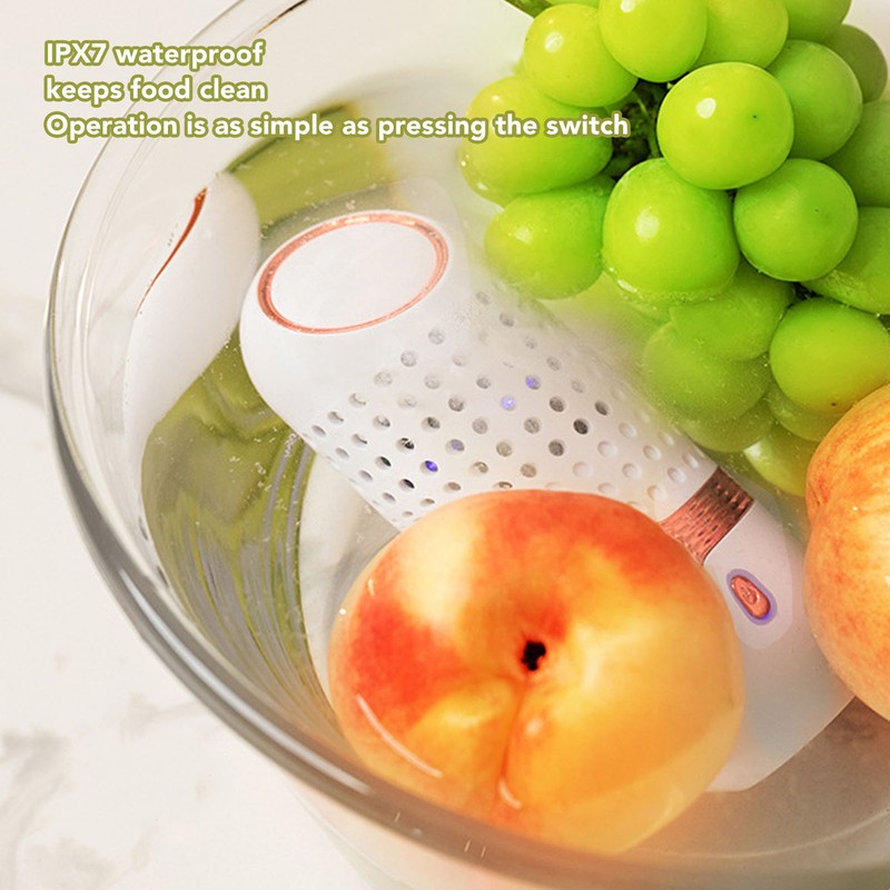 Fruit and Vegetable Washing Machine IPX7 Waterproof Portable Wireless USB