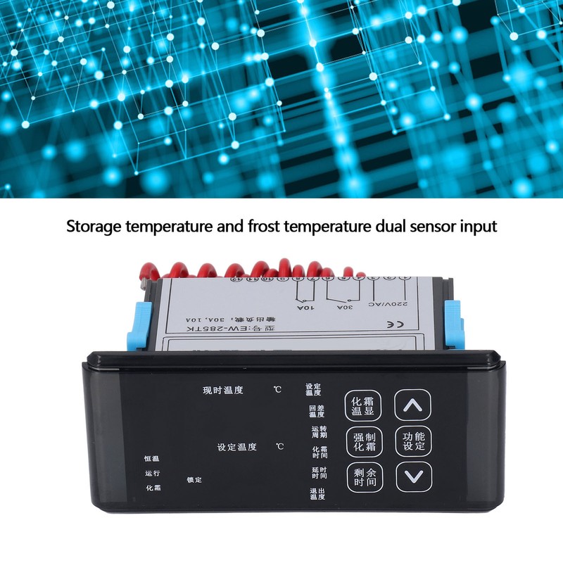 Cold Storage Temperature Controller Digital Thermostat Cooling Defrost Temperature Controller