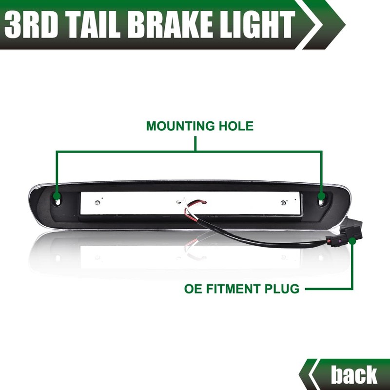G-PLUS LED Third Brake Light Compatible With 07-14 Chevy Silverado/GMC