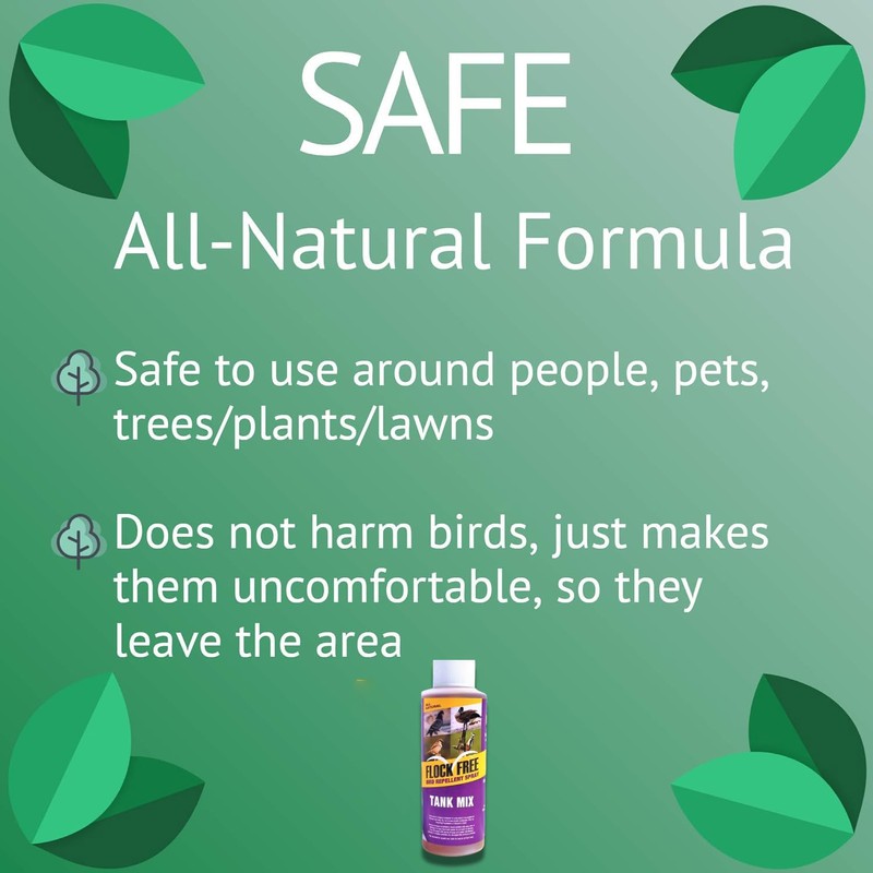 Bird Repellent Spray, Residential Bird Problem Solution by Flock Free
