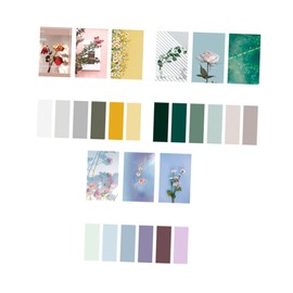 TEHAUX 3sets Retro Floral Memo Pad Convenient Tearable Sticker Notepads for Daily Notes Scrapbooking Reminders Practical Self-Stick Paper for Home Office School Random Designs