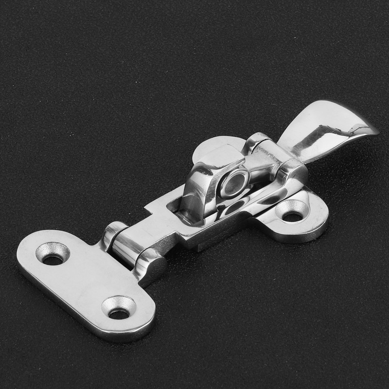 316 Stainless Steel Toggle Clamp Latch Catch Anti Rattle Hasp