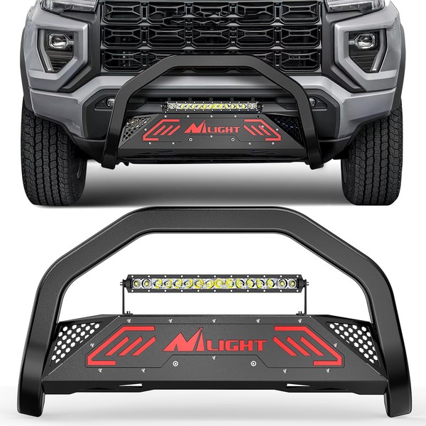 Nilight Bull Bar with Light fits Chevy Colorado GMC Canyon