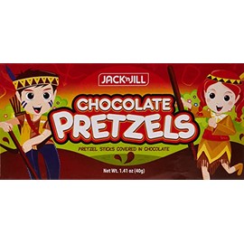Chocolate Pretzels 40g (Pack of 6)