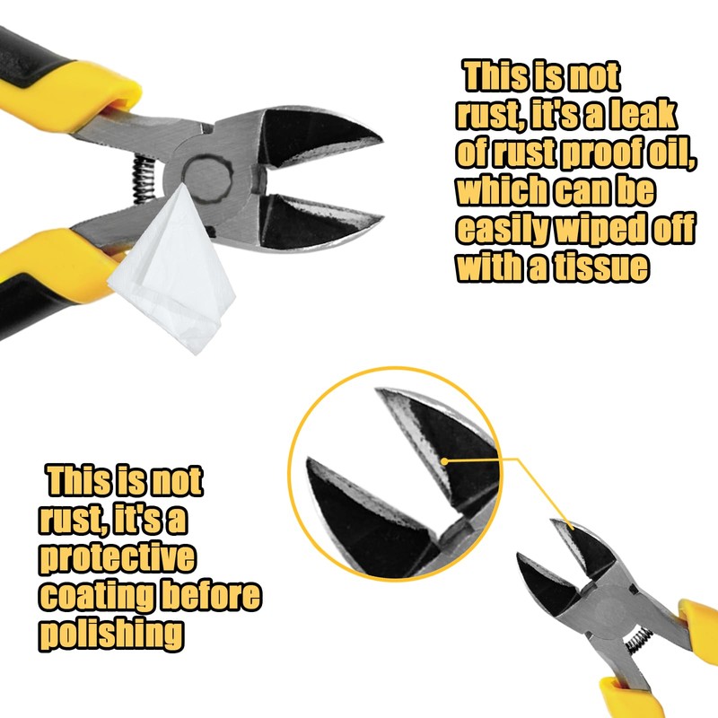 Precision Wire's Cutters Heavy Duty Pliers - Side Cutters, Cutting