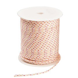 Multisland Recoil Starter Rope Pull Cord with Recoil Starter Handle, 100m / 5mm Pull Starter Rope for Craftsman Husqvarna Stihl Honda Lawn Mower Chainsaw Trimmer Edger Brush Cutter Engine Parts