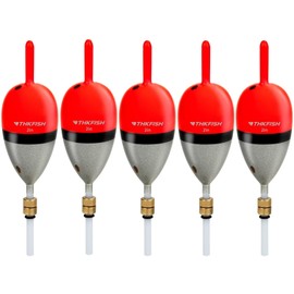 THKFISH Fishing Bobber Slip Bobber Fishing Floats for Crappie Balsa Bobbers for Panfish,Walleye,Salmon Floatage 1/4oz(7g