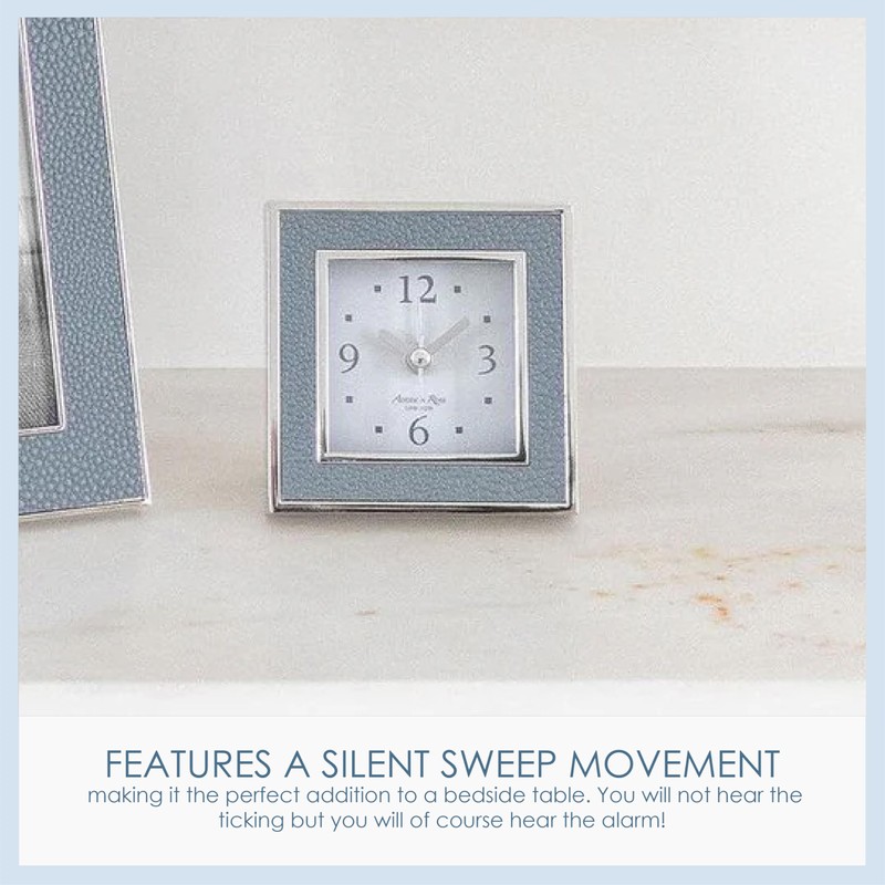 Addison Ross Battery Alarm Clock – Silent Sweep – Compact