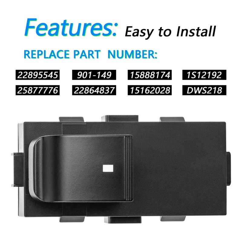 Interruptor Elevalunas Chevy Silverado - 901-149