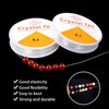 Elastic Stretch Thread, 4 Rolls Transparent Elastic Cord, Crystal Elastic