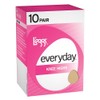 L'Eggs Everyday Knee Highs Rt 10 Pair, Nude, ONESIZE