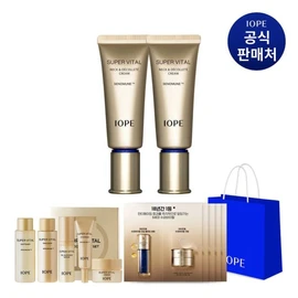 IOPE 아이오페 슈퍼바이탈 넥앤데콜테 크림 40ml 2개 IOPE Super Vital Neck and Decollete Cream 40ml 2pcs