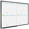 JILoffice Magnetic Dry Erase Calendar Whiteboard, 4 Month White Board