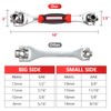 SAPILIT 48 in 1 Universal Socket Wrench, Chrome 45# Steel,