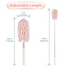 JSCARLIFE Microfiber Duster Brush,Feather Duster Extendable Duster with Extra Long