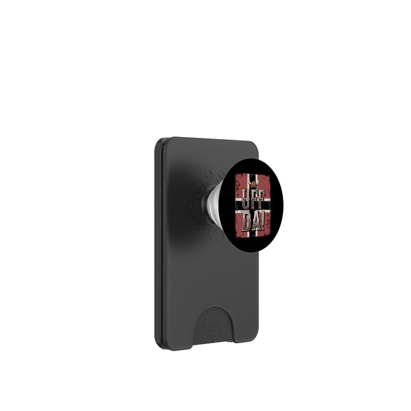 UFFDA Scandinavian American Exclamation Norwegian PopSockets PopWallet for MagSafe