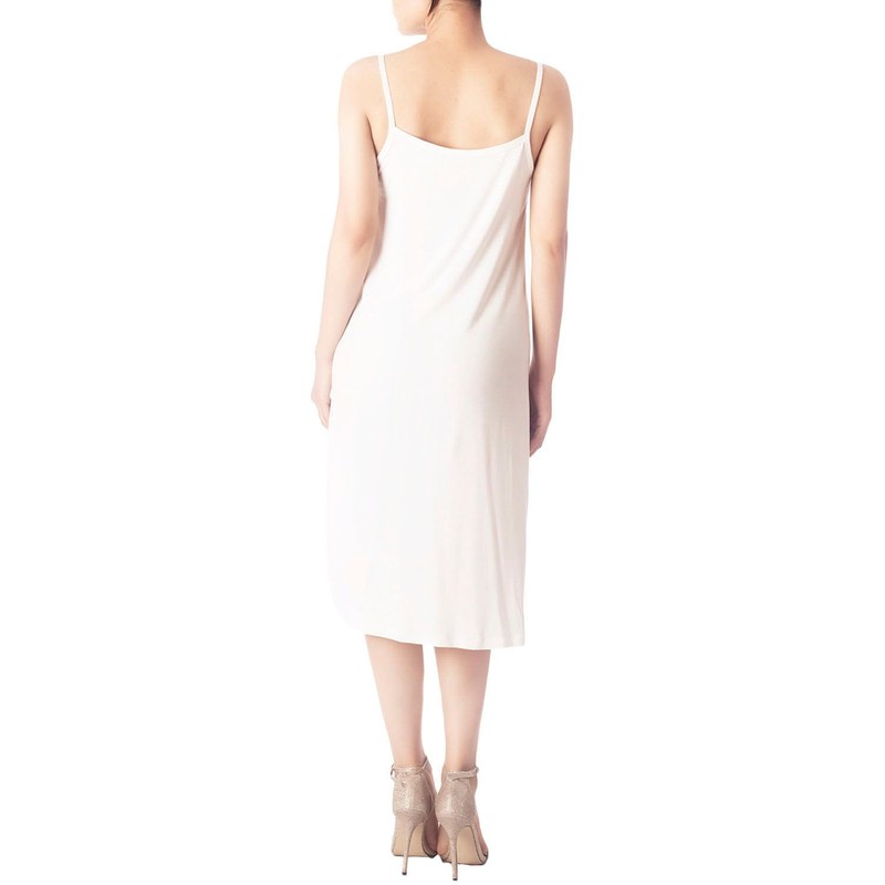 iB-iP Women's Modal Cozy Knee Length Spaghetti Strap Full Slip,