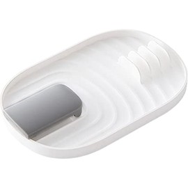 Plus Nao Kitchen Tool Stand, Pot Lid Stand, Ladle Rest, Chopsticks Storage, Cookware Storage, Kitchen Utensils, Kitchen Goods, Day, wht