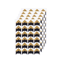 360 Count Self-Adhesive Acid Free Photo Corners for Scrapbooks Memory Books (Gold)