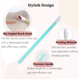 Lip Applicators Disposable - 200pcs Lip Wands Applicators Disposable, Lipstick Applicator Wands disposable Lip Brushes Beauty Makeup Tool Kits