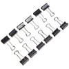 Wedo 6421451 Foldback Clips, Pack of 12, Painted Metal Removable